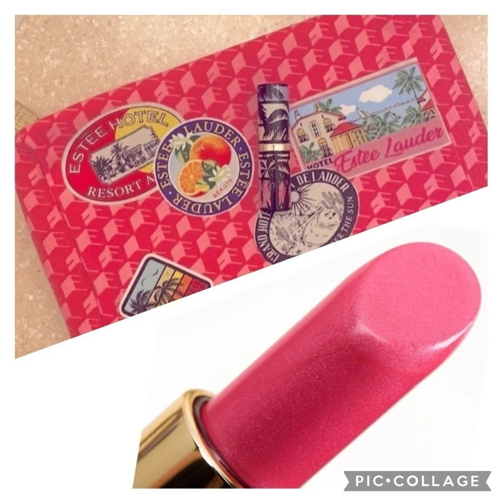 Limited Edition Estée Lauder Passport Travel Pouch & Lipstick​​​​​​​​ 👛💄​​